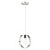 Modesto One Light Pendant in Brushed Nickel w/ Blacks (107|46411-91)