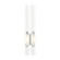 Acra Two Light Wall Sconce in Shiny White (107|45912-69)