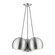 Piedmont Three Light Pendant in Brushed Aluminum w/ Polished Chromes (107|43393-66)