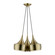 Waldorf Three Light Pendant in Antique Brass (107|40993-01)