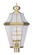 Georgetown Four Light Outdoor Post Lantern in Polished Brass (107|2368-02)