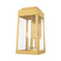 Oslo Three Light Outdoor Wall Lantern in Satin Brass (107|20858-12)