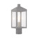 Nyack One Light Outdoor Post-Top Lanterm in Nordic Gray w/ Brushed Nickels (107|20590-80)