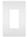radiant One-Gang Screwless Wall Plate in White (246|RWP26W)