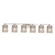 Veneto Luce LED Bath Bar in Dark Bronze (102|GLA-8436-26-CLRT-DBRZ-LED6-4200)