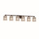 Veneto Luce Six Light Bath Bar in Dark Bronze (102|GLA-8436-26-CLRT-DBRZ)