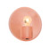 Ambiance One Light Wall Sconce in Gloss Blush (102|CER-7051-BSH-NCKL)