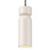 Radiance LED Pendant in Matte White (102|CER-6510-MAT-DBRZ-BKCD-LED1-700)
