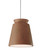 Radiance One Light Pendant in Granite (102|CER-6425-GRAN-CROM-BKCD)
