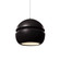 Radiance One Light Pendant in Carbon - Matte Black (102|CER-6410-CRB-NCKL-WTCD)