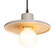 Radiance One Light Pendant in Matte White with Champagne Gold (102|CER-6325-MTGD-DBRZ-BKCD)