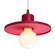Radiance One Light Pendant in Cerise (102|CER-6325-CRSE-DBRZ-WTCD)