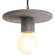 Radiance One Light Pendant in Concrete (102|CER-6320-CONC-CROM-BKCD)