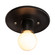 Radiance Collection One Light Flush-Mount in Gloss Black (102|CER-6285-BLK)