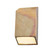 Ambiance LED Wall Sconce in Hammered Brass w/ Vanilla Gloss (102|CER-5860-HBVN)