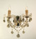 Rialto Traditional Two Light Wall Sconce in Renovation Brass (92|8342 RNB CGT)