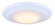 Led Edgeless LED Disk Light in White (387|LED-SM6DL-WT-C)