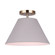 Talia One Light Semi-Flush Mount in Matte Grey And Gold (387|ISF1076A01MGG)