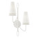 Marcel Two Light Wall Sconce in Gesso White (67|B6282-GSW)