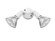 Two Light Security Flood Light in Matte White (59|16002-MW)