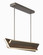 Intersioni LED Island Pendant in Midnight Iron & Faux Walnut (42|P1648-895-L)