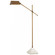 Repertoire One Light Floor Lamp in Antique Brass/White (142|8000-0134)