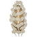 Maidenhair Collection One Light Wall Sconce in Antique Pearl (142|5000-0230)