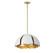 Brewster Five Light Pendant in Cavalier Gold with Royal White (51|7-1399-5-14)