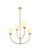 Nyomi Four Light Chandelier in Brass (173|LD814D30BR)