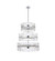 Serephina 46 Light Chandelier in Chrome (173|6200G36L3C)