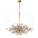 Ludovica Eight Light Chandelier in Gold Leaf (374|H23108-8)