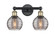Edison Two Light Bath Vanity in Black Antique Brass (405|616-2W-BAB-G1213-6SM) Edison Two Light Bath Vanity in Black Antique Brass (405|616-2W-BAB-G1213-6SM)