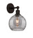 Downtown Urban One Light Wall Sconce in Oil Rubbed Bronze (405|616-1W-OB-G1213-8SM)