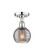 Edison One Light Semi-Flush Mount in Polished Chrome (405|616-1F-PC-G1213-6SM)