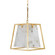 Stacey One Light Chandelier in Gilded Gold (550|SCH-192101)