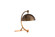 Etna One Light Task Lamp in Textured Brass|Specked White Marble (550|SCH-175118)