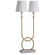 Mayfield Two Light Table Lamp in Matte Antique Brass|Feather White Linen|Natural Alabaster (550|SCH-175091)