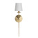Granville One Light Wall Sconce in Brass|White Linen (550|SCH-175062) Granville One Light Wall Sconce in Brass|White Linen (550|SCH-175062)