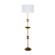 Fari Two Light Floor Lamp in Textured Brass|White Cotton (550|SCH-175016)