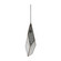 Mara One Light Pendant in Antique Brushed Brass/Silver Mercury Glass (550|SCH-170355)