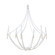 Nakita Six Light Chandelier in Plaster White|Coral White (550|SCH-170050)