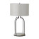 Joan Two Light Table Lamp in Brass|White Linen (550|SCH-169090)