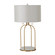 Joan One Light Table Lamp in Brass|White Linen (550|SCH-169085)