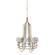 Neville Eight Light Chandelier in Vintage Gold|Distressed Ivory (550|SCH-166010)