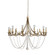 Sandra 12 Light Chandelier in Antique Gold/Antique White (550|SCH-153145)