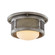 Bauer One Light Flush Mount in Antique Pewter (67|C7370-AP)