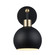 Indigo One Light Wall Sconce in Black/Antique Gold (110|22531 BKAG-BK)