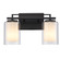 Lisbon Two Light Vanity in Black (110|22482 BK)