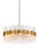 Ciro Eight Light Chandelier in Warm Silver Leaf (68|256-48-WSL)