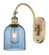 Ballston One Light Wall Sconce in Brushed Brass (405|518-1W-BB-G558-6BL)